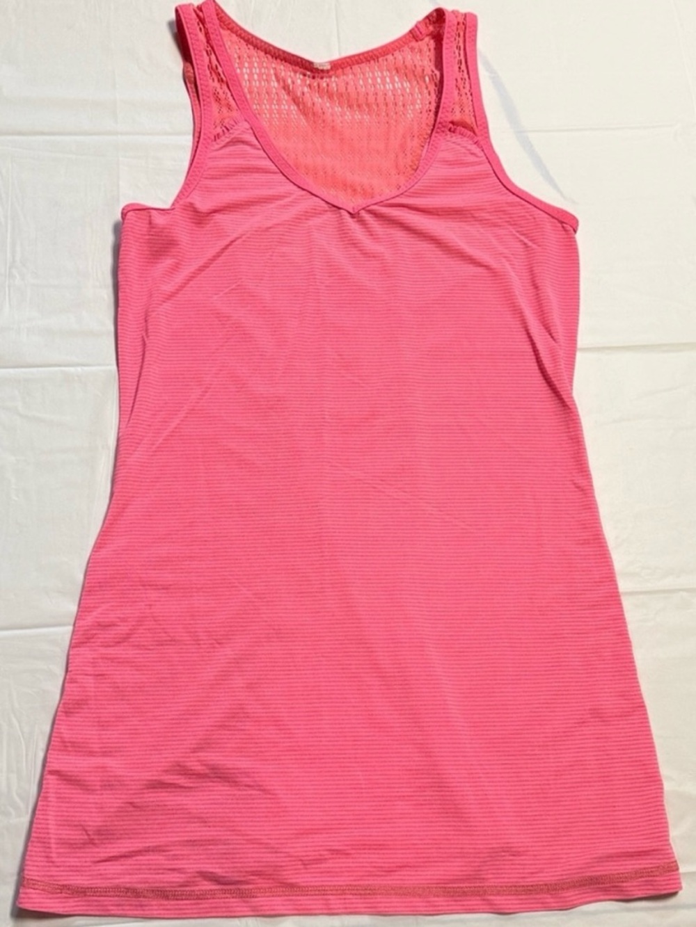 Lululemon Run: Tie And Fly Tank Color 
Flash Light (orange-pink) Size 6